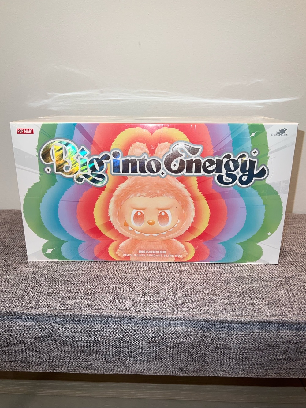 Sealed case of Pop Mart "Big Into Energy" Labubu